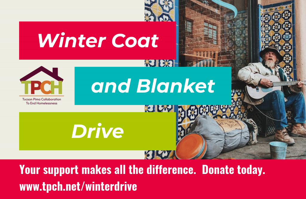 Winter Coat and Blanket Drive Banner